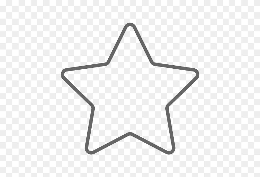 512x512 Оценка Пустая Звезда, Оценка, Значок Инфографики С Png - Звезда Вектор Png