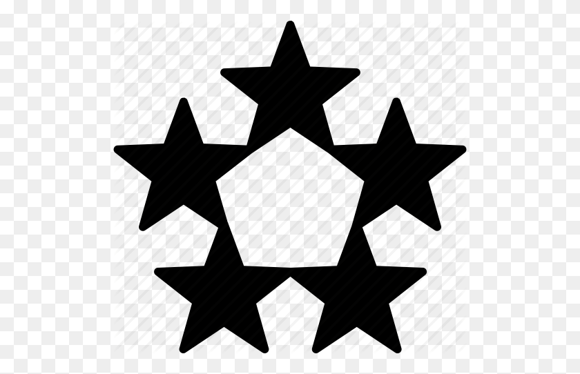 512x482 Evaluation, Five Out Of Five, Five Star, Five Stars, Rating - Five Star PNG