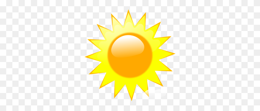 294x298 Evan Reporting - Mostly Sunny Clipart