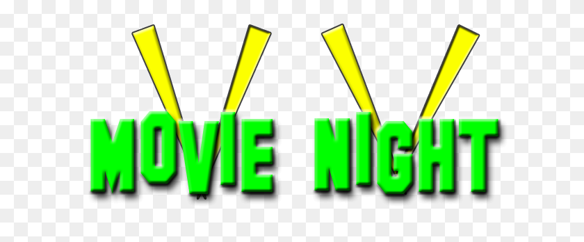 640x288 Evening Tide Productions Movie Night - Movie Night PNG