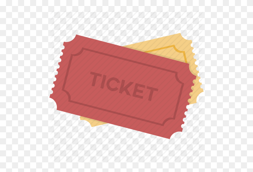 512x512 Event, Movie, Movie Ticket, Movie Tickets, Ticket, Tickets Icon - Movie Ticket PNG