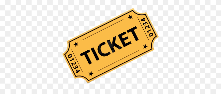 368x300 Event Tickets Vcw Wrestling - Ticket Clip Art Free