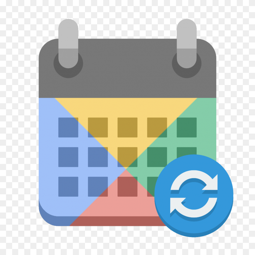1024x1024 Event To Google Calendar Sync - Google Calendar Icon PNG