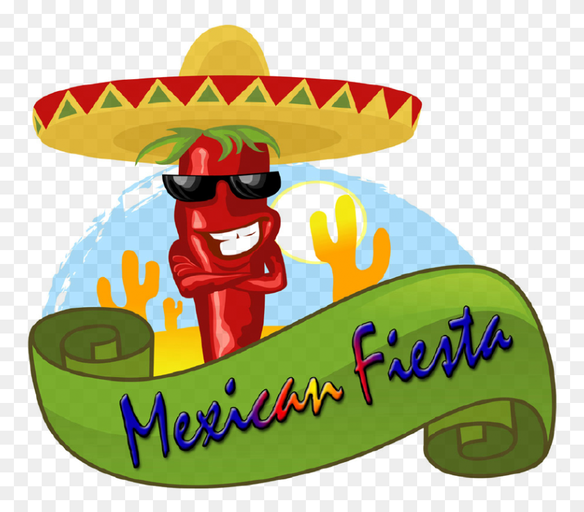818x710 Ever Ready Catching Up - Mexican Fiesta Clip Art