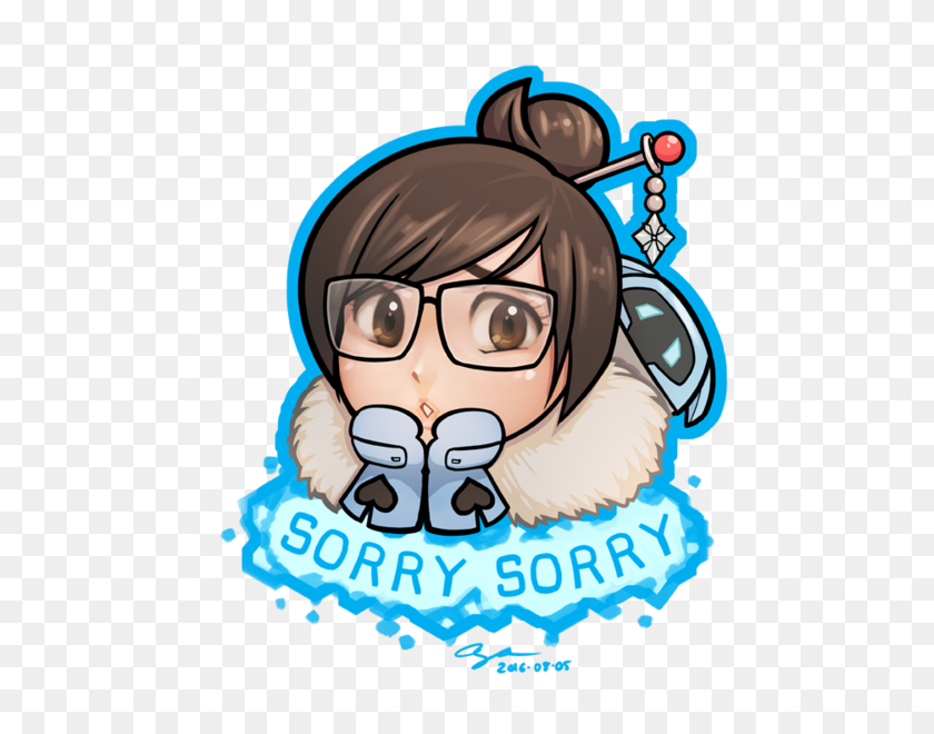 600x600 Everybody Get Up, It's Time To Ham Now - Mei Overwatch PNG