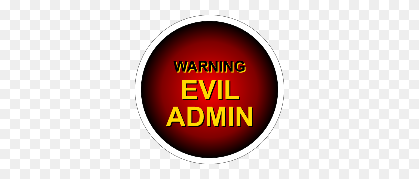 300x300 Evil Admin Warning Png, Clip Art For Web - Admin Clipart