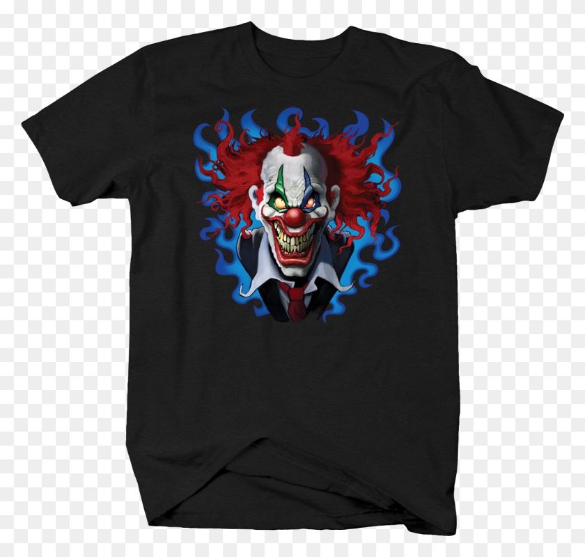 1295x1229 Evil Clown Looking - Scary Clown PNG