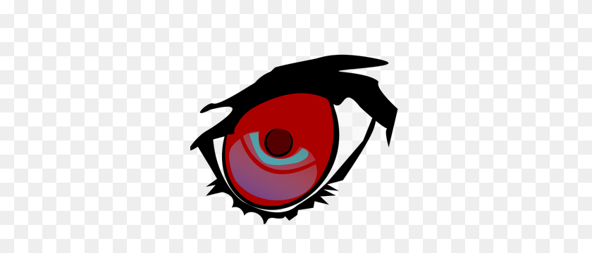 300x300 Evil Eye Clip Art - Angry Eyes Clipart