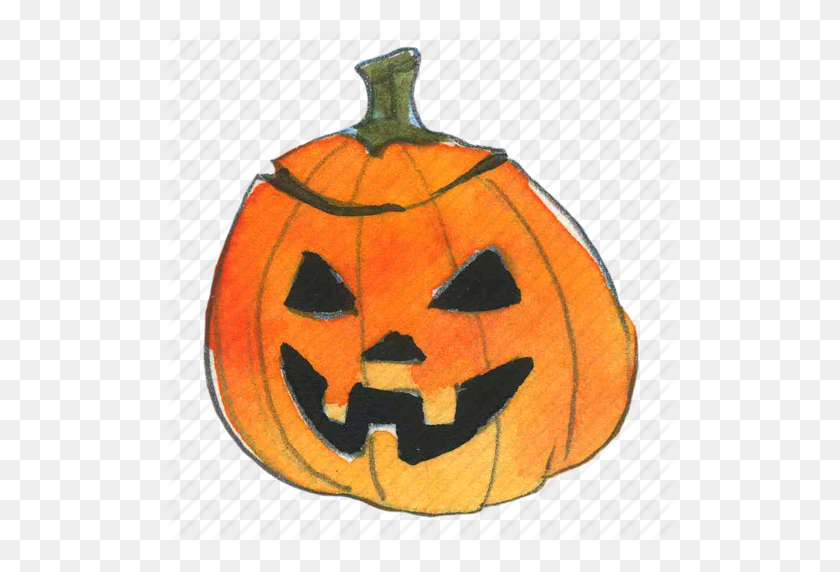 512x512 Evil, Face, Halloween, Jack, Jack O Lantern, Pumpkin, Smile, Trick - Jack O Lantern Face PNG