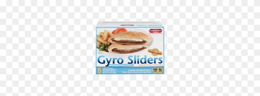 250x250 Ewg's Food Scores Sandwich Bros Gyro Sliders, Tender Seasoned - Gyro Png