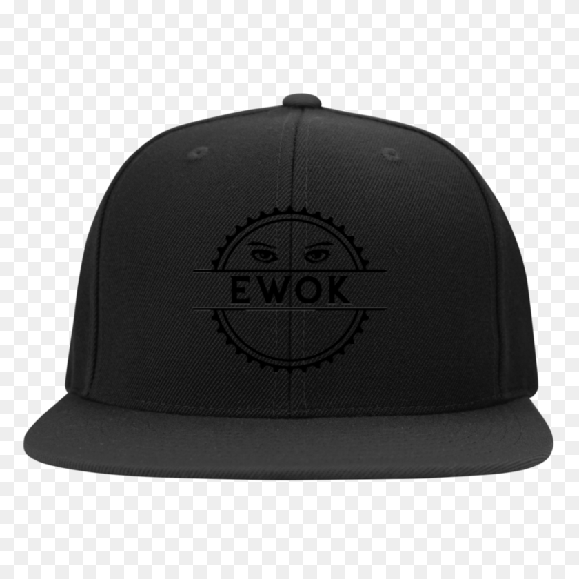 1024x1024 Ewok Original Sport Tek Flat Bill High Profile Snapback Hat Eyes - Ewok PNG
