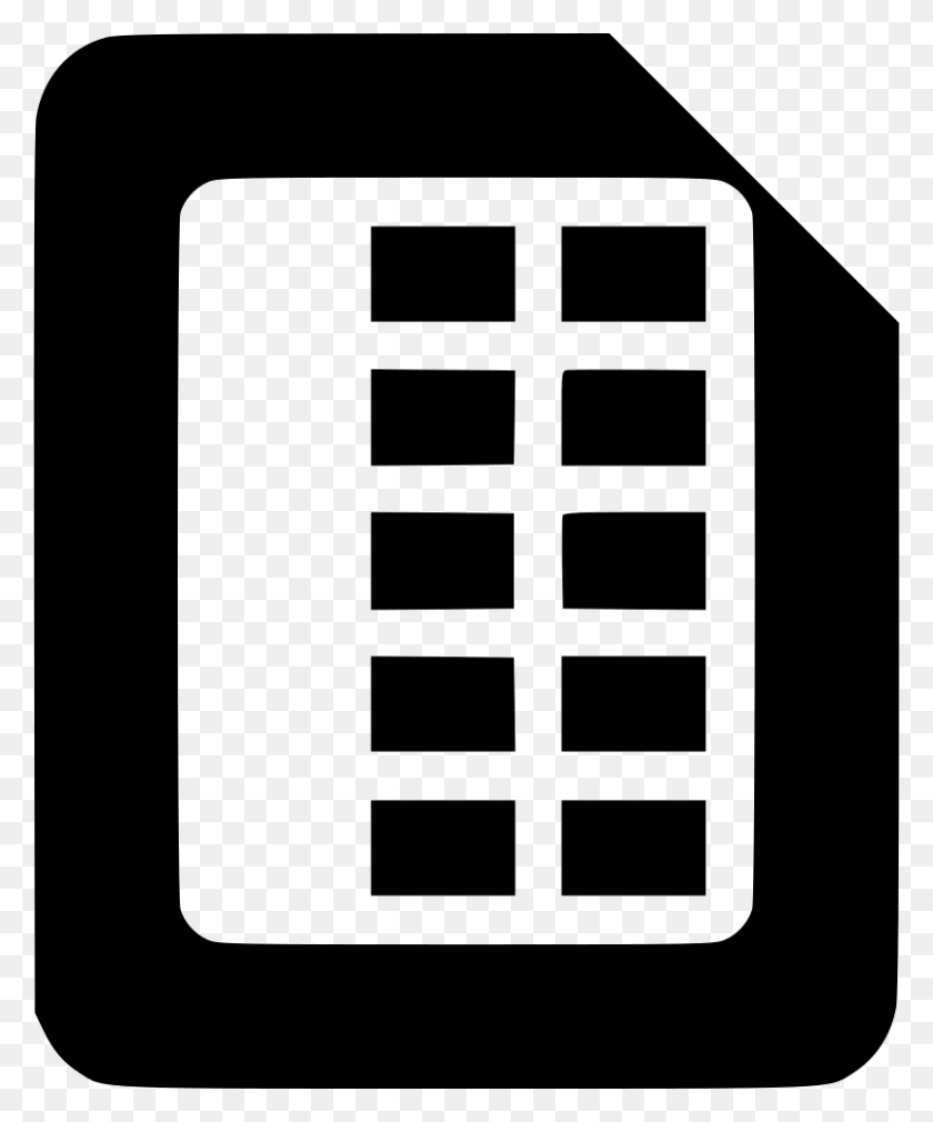 804x980 Excel Data Png Icon Free Download - Excel PNG