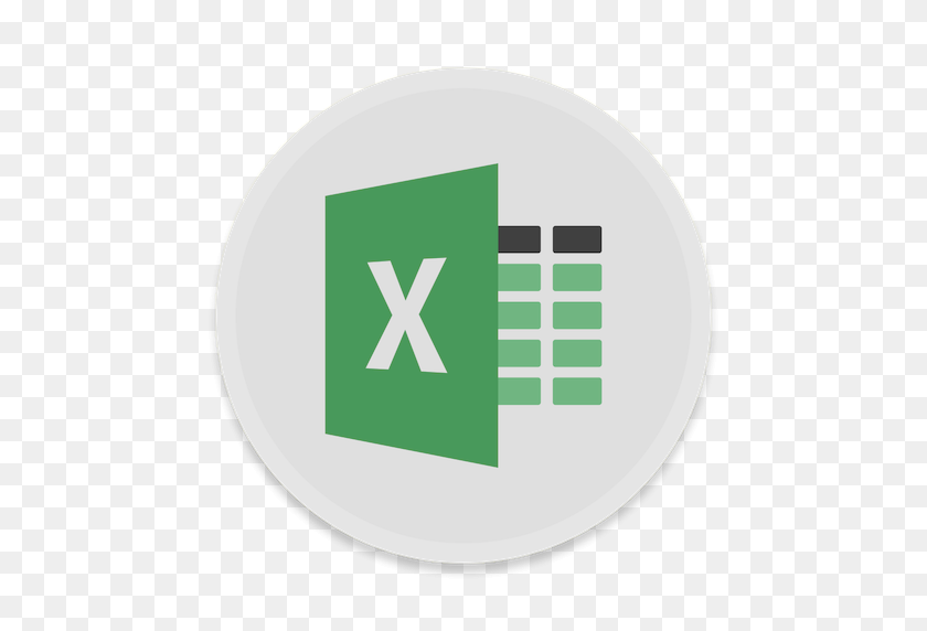512x512 Excel Icon Button Ui Ms Office Iconset Blackvariant - Excel Icon PNG