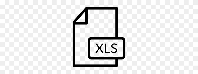 256x256 Línea De Iconos De Excel Iconset Iconsmind - Icono De Excel Png