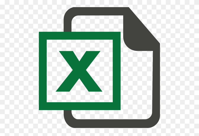 512x512 Значок Excel Маленький - Логотип Excel Png