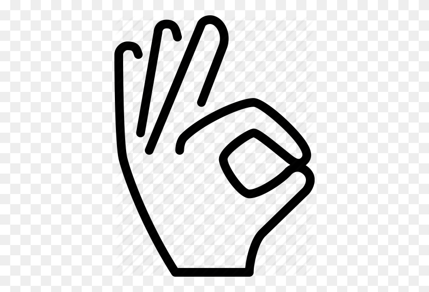 392x512 Excellent, Fingers, Gesture, Good Job, Hand, Ok, Well Done Icon - Ok Sign PNG
