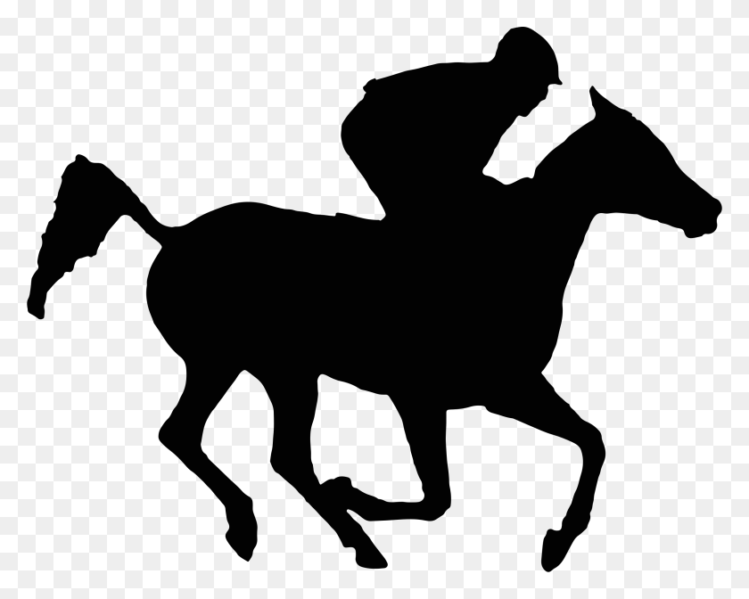 2284x1794 Exciting Race Horse Silhouette Clipart Arabian Racehorse Big Image - Running Race Clipart