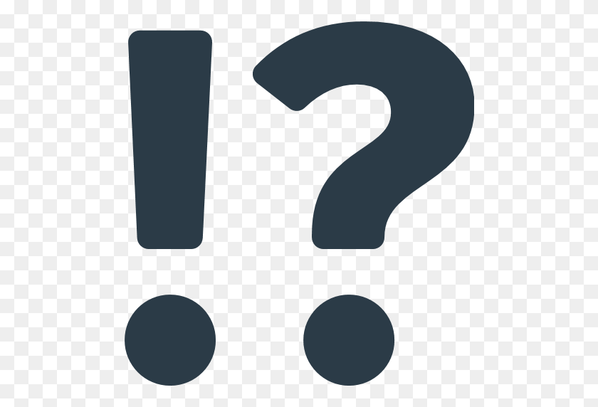 512x512 Exclamation Question Mark Emoji For Facebook, Email Sms Id - Question Mark Emoji PNG
