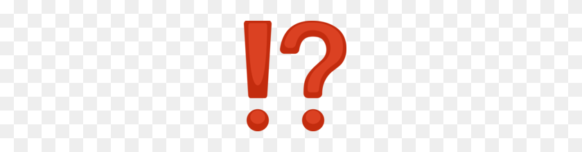 160x160 Exclamation Question Mark Emoji On Facebook - Question Emoji PNG