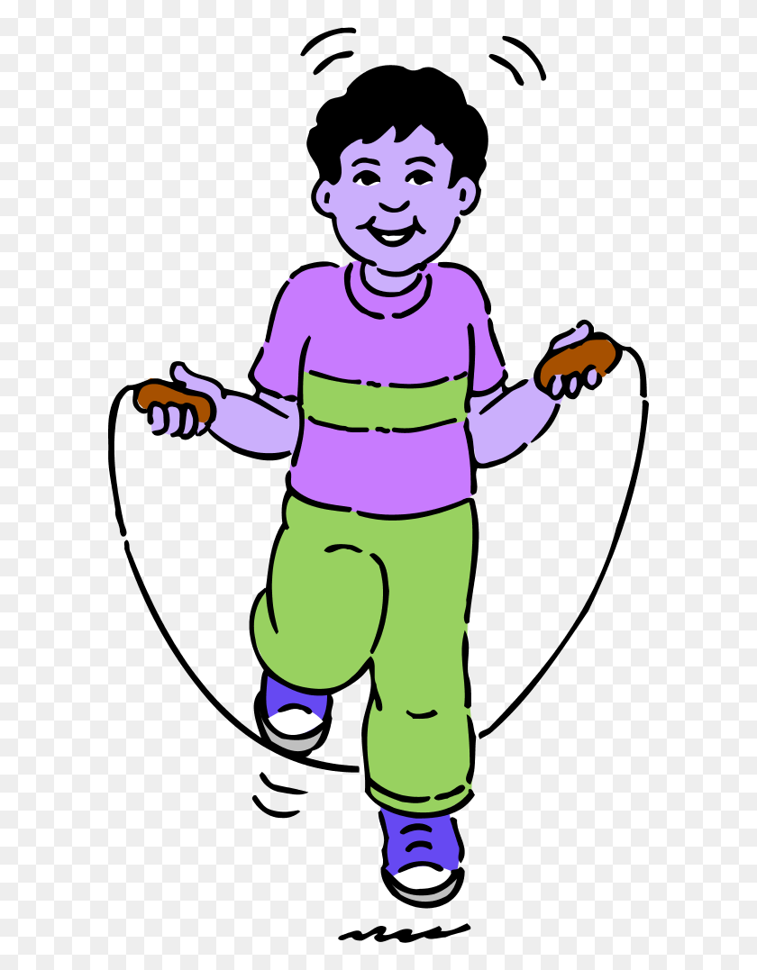 600x1017 Мальчик С Упражнениями Клипарт Бесплатное Изображение - Бесплатный Клип С Упражнениями