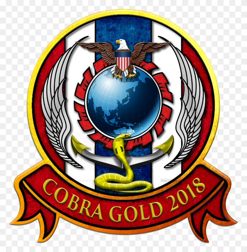 1438x1474 Exercise Cobra Gold Insignia - Cobra PNG