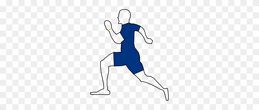 255x299 Exercising Clip Art - Running Race Clipart