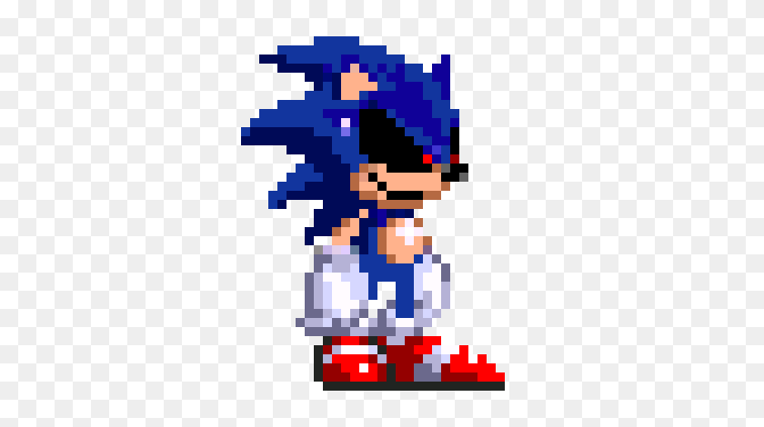 350x410 Exetior Sonic Exe Nightmare Version Wiki Fandom Powered - Sonic Sprite PNG