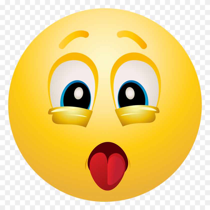 8000x8000 Exhausted Emoticon Png Clip Art - Smiley PNG