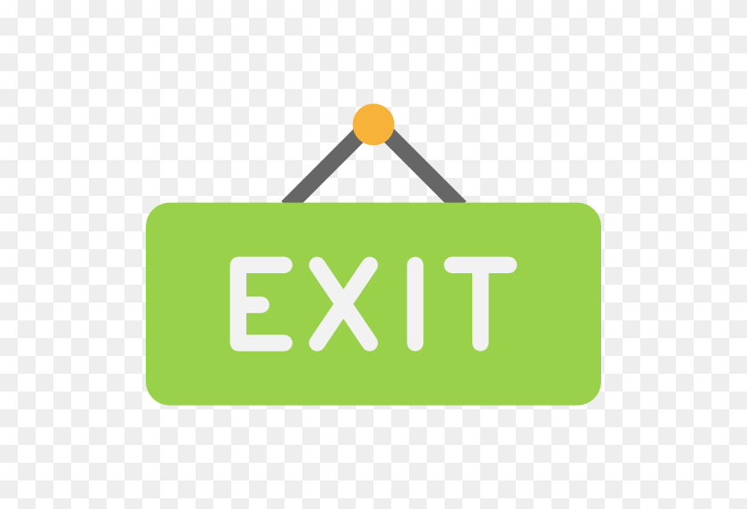 512x512 Exit - Exit PNG