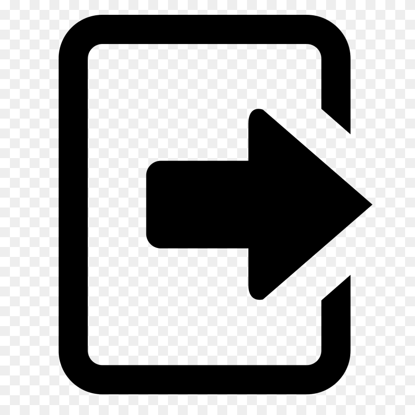 1600x1600 Exit Icon - Exit PNG