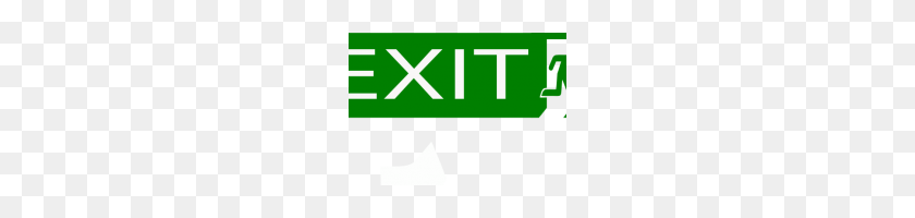 200x140 Exit Sign Clipart Clipart Of Emergency Exit Sign Search - Emergency Clipart