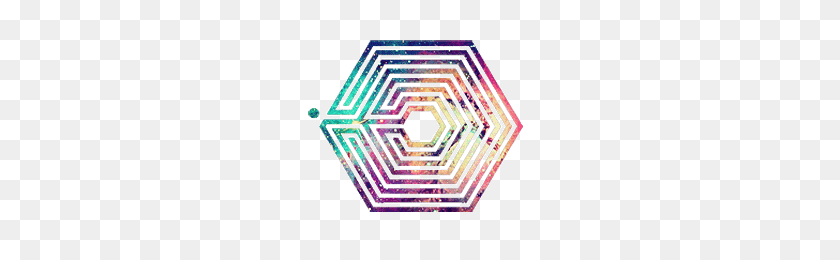 272x200 Exo Comeback Logo With A Galaxy Based Color Made - Exo Logo PNG