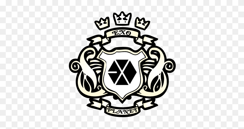 388x386 Exo Logo Shared - Exo Logo PNG