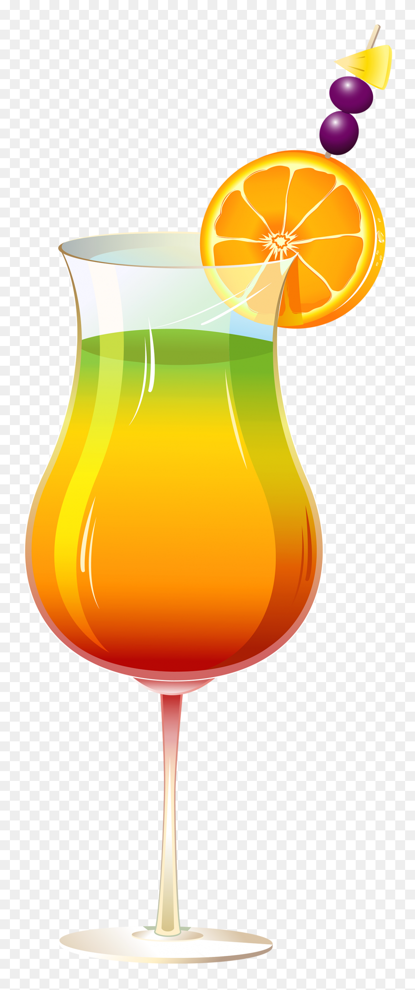 1204x3000 Exotic Cocktail Png Clipart - Drink PNG