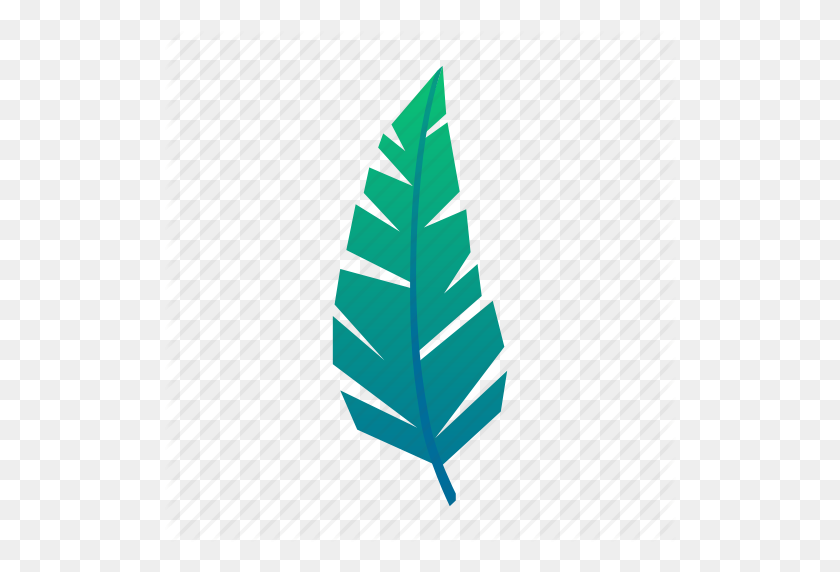 512x512 Экзотический, Зеленый, Джунгли, Лист, Листья, Растение, Тропический Значок - Листья Джунглей Png