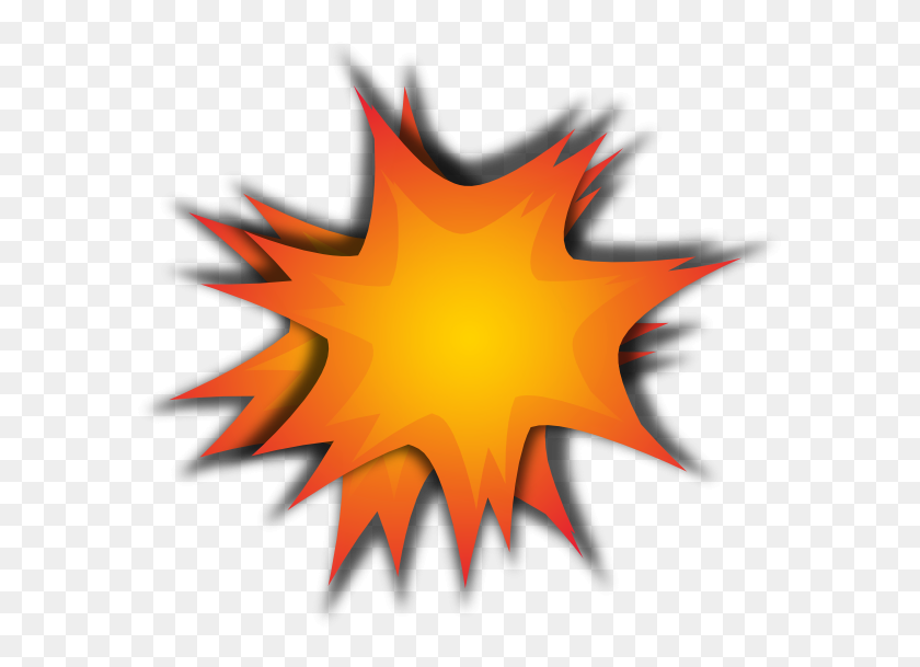 600x549 Explosion Clip Art - Explosion PNG Gif