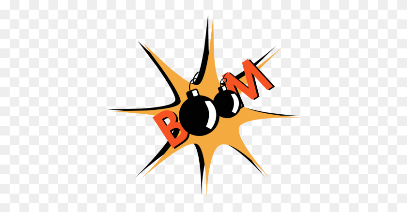 400x378 Explosion Clipart Boom - Explosion PNG Gif