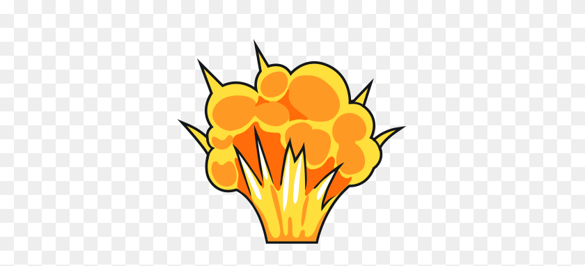368x322 Explosion Clipart Gifs - Explosion PNG Gif