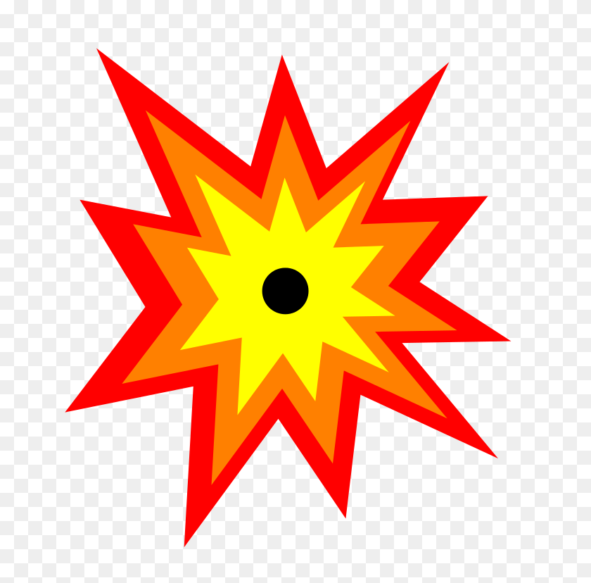 768x768 Explosion Icon - Fire Blast PNG
