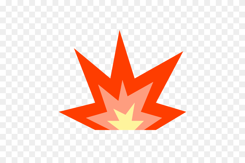 500x500 Explosion Icons - Color Explosion PNG