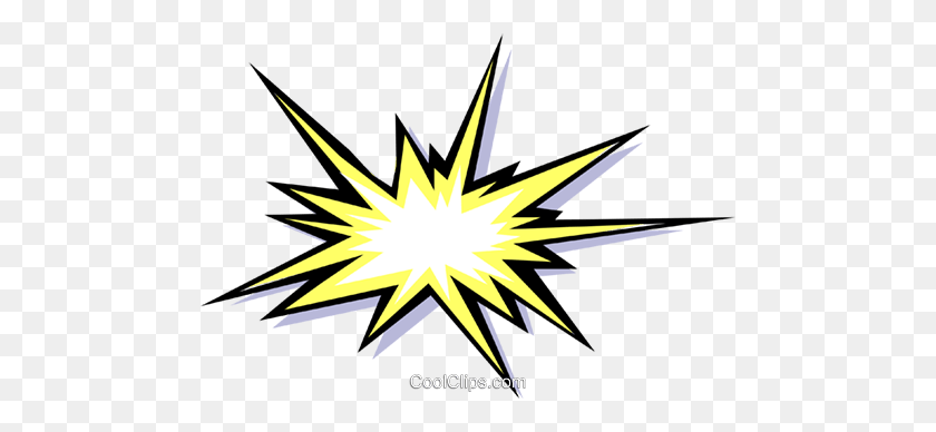 480x328 Explosion Royalty Free Vector Clip Art Illustration - Explosion Clipart PNG