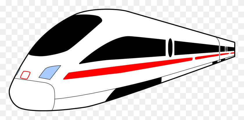 1654x750 Express Train Rail Transport Intercity Express High Speed Rail - Railway Clipart