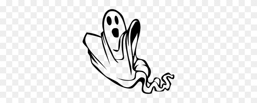 300x277 Expression Free Clipart - Friendly Ghost Clipart