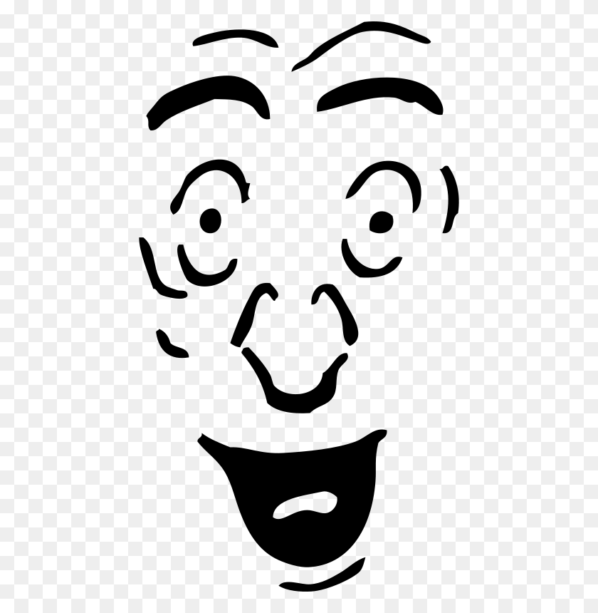 450x800 Expression Free Stock Clipart - Surprised Face Clipart