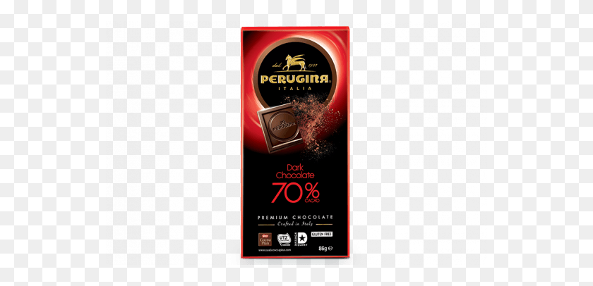 540x346 Extra Dark Chocolate Tablet Baci Perugina - Cacao PNG