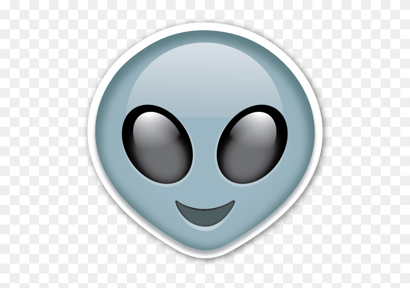 529x530 Инопланетные Инопланетяне Компьютерные Советы Emoji, Emoji - Alien Emoji Png
