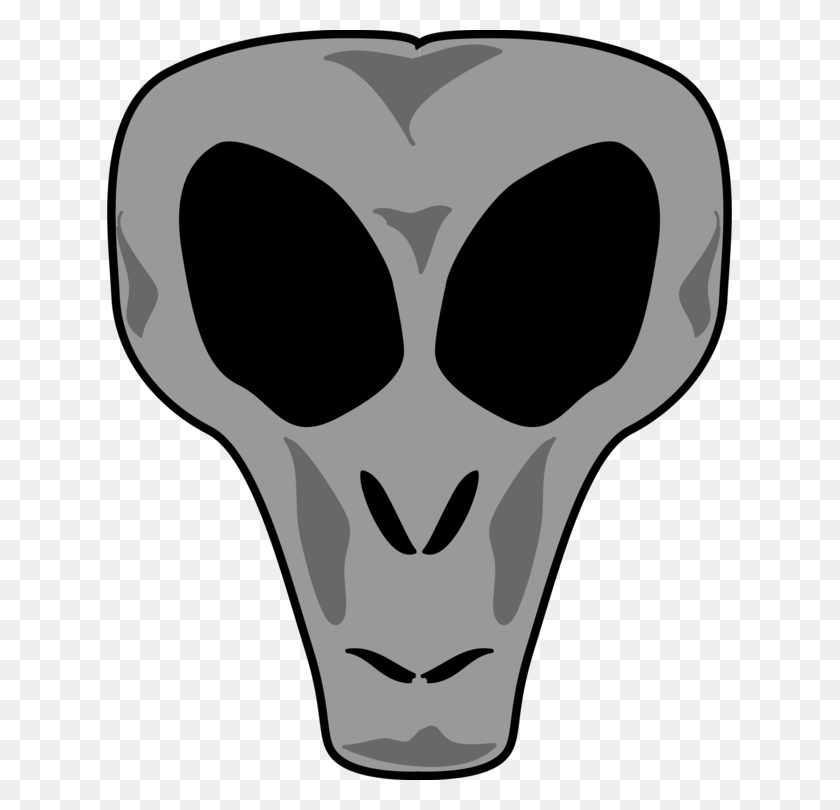 625x750 Extraterrestrial Life Grey Alien Head Unidentified Flying Object - Alien Head Clipart