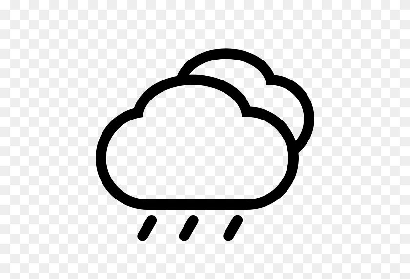 512x512 Extreme Heavy Rainfall Icons, Download Free Png And Vector - Rainfall Clipart