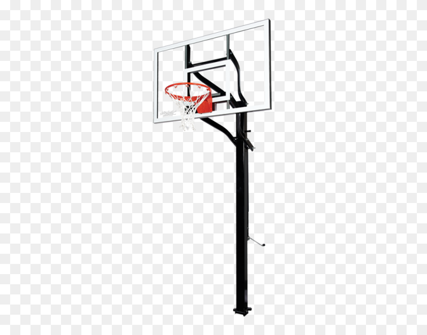 600x600 Extreme Series Inground Basketball Hoop - Basketball Court PNG