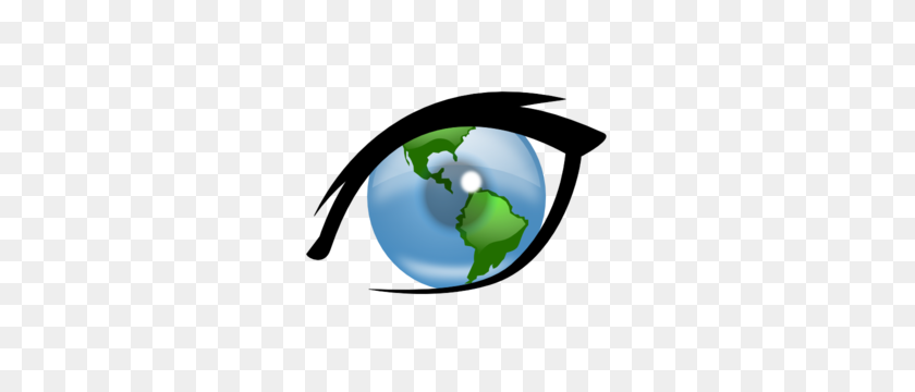 300x300 Eye Can See The World Clip Art - Journalist Clipart